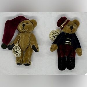 Boyds Bears 3” Mini T.F. Wuzzies Timothy Bellhop Twizzle in Hat Both NWT